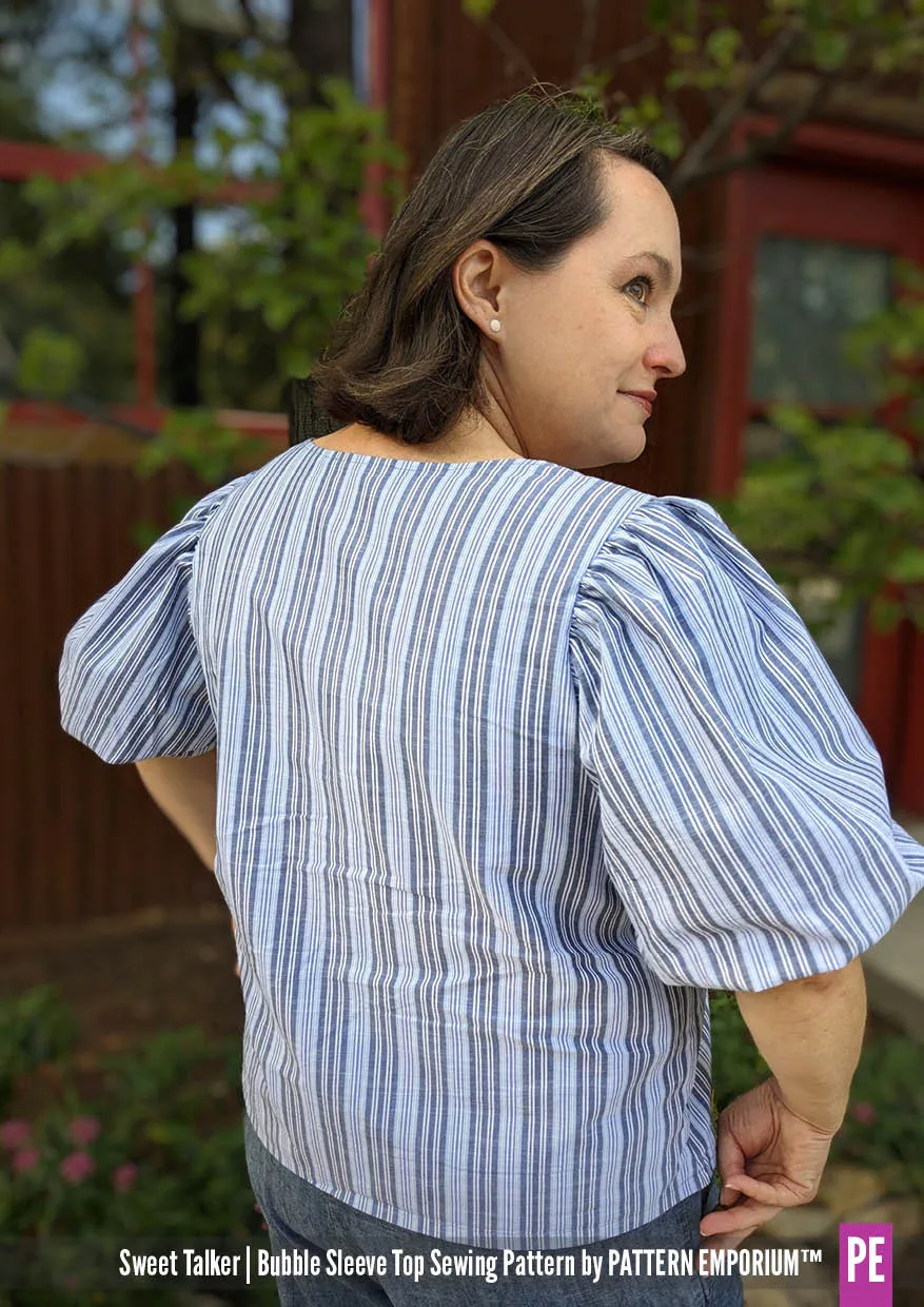 Sweet Talker | Bubble Sleeve Top Sewing Pattern