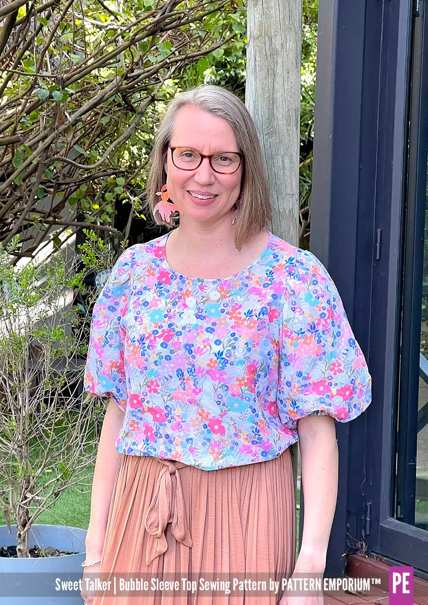 Sweet Talker | Bubble Sleeve Top Sewing Pattern