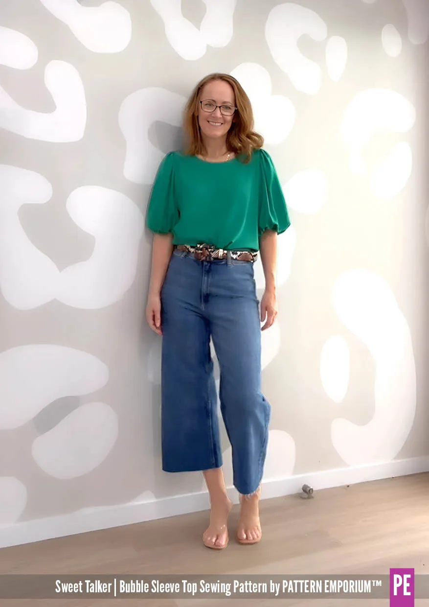 Sweet Talker | Bubble Sleeve Top Sewing Pattern
