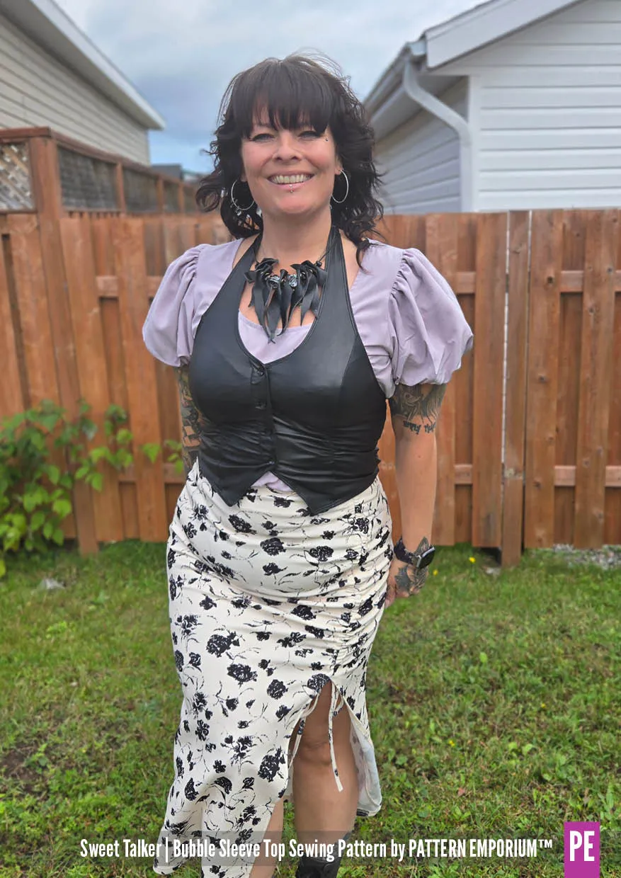 Sweet Talker | Bubble Sleeve Top Sewing Pattern