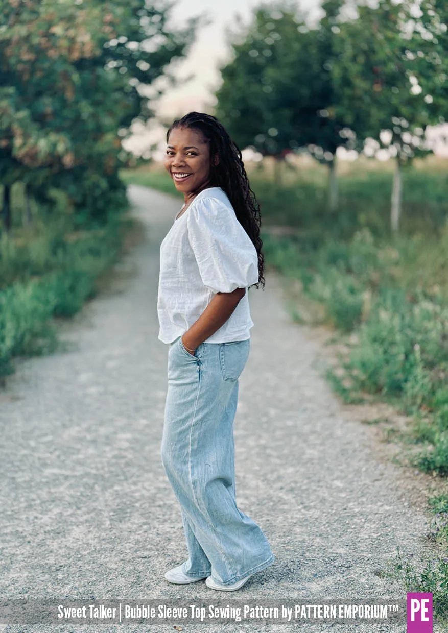 Sweet Talker | Bubble Sleeve Top Sewing Pattern