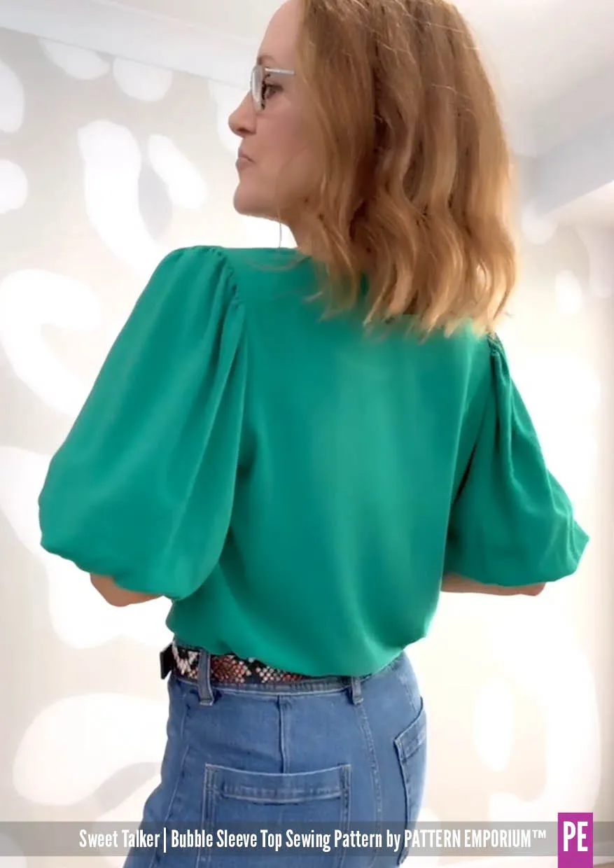 Sweet Talker | Bubble Sleeve Top Sewing Pattern