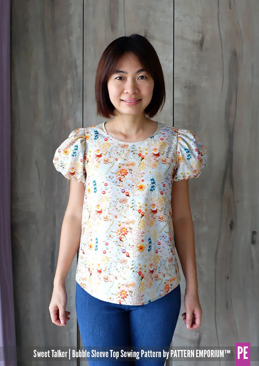 Sweet Talker | Bubble Sleeve Top Sewing Pattern