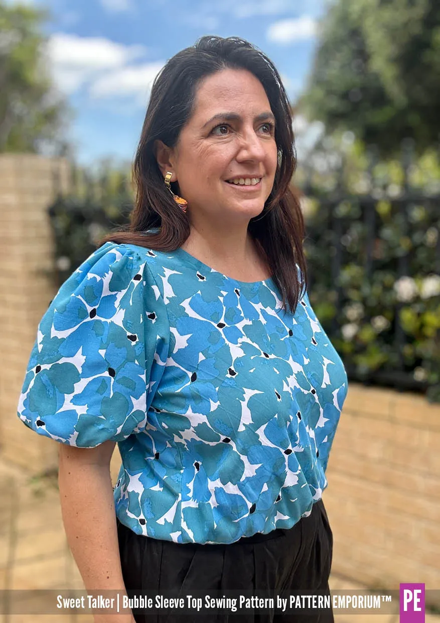 Sweet Talker | Bubble Sleeve Top Sewing Pattern