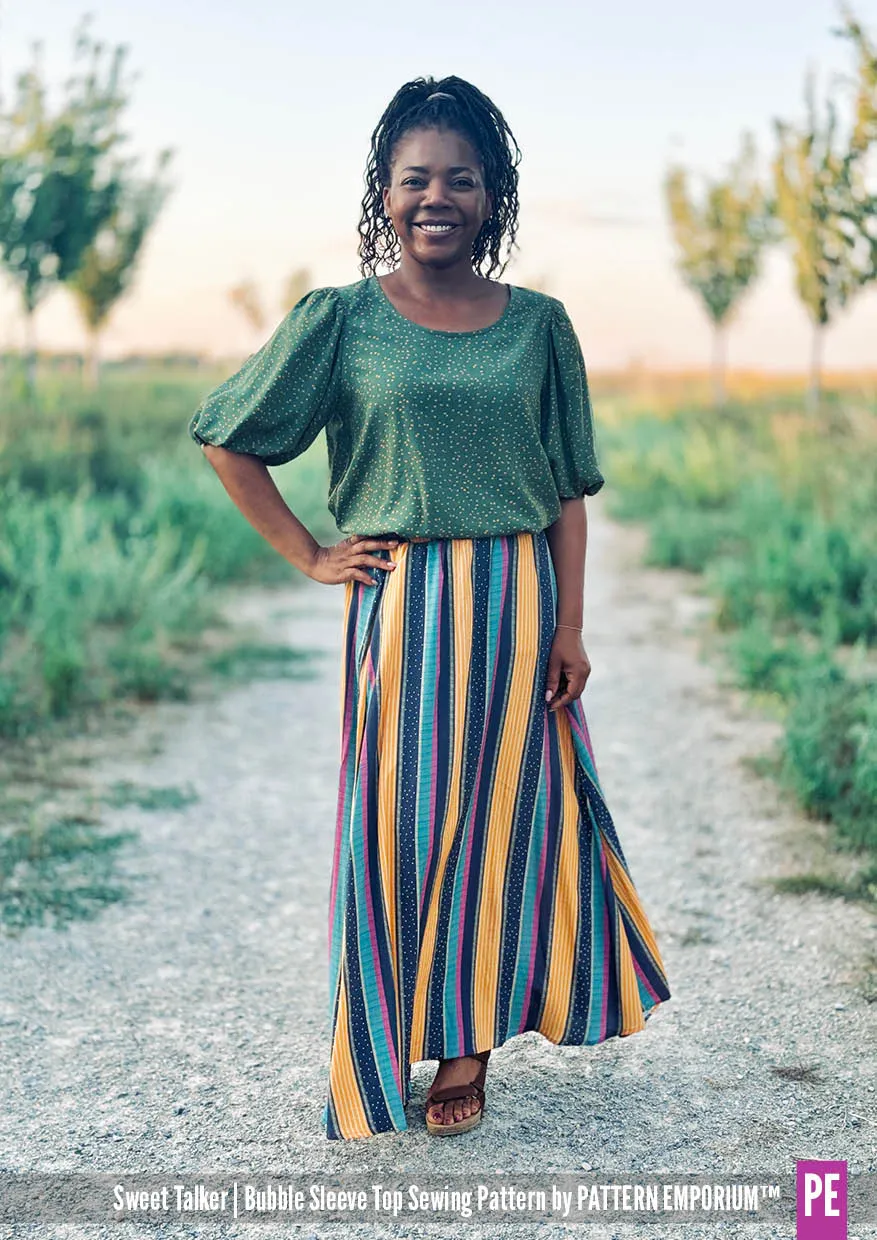 Sweet Talker | Bubble Sleeve Top Sewing Pattern