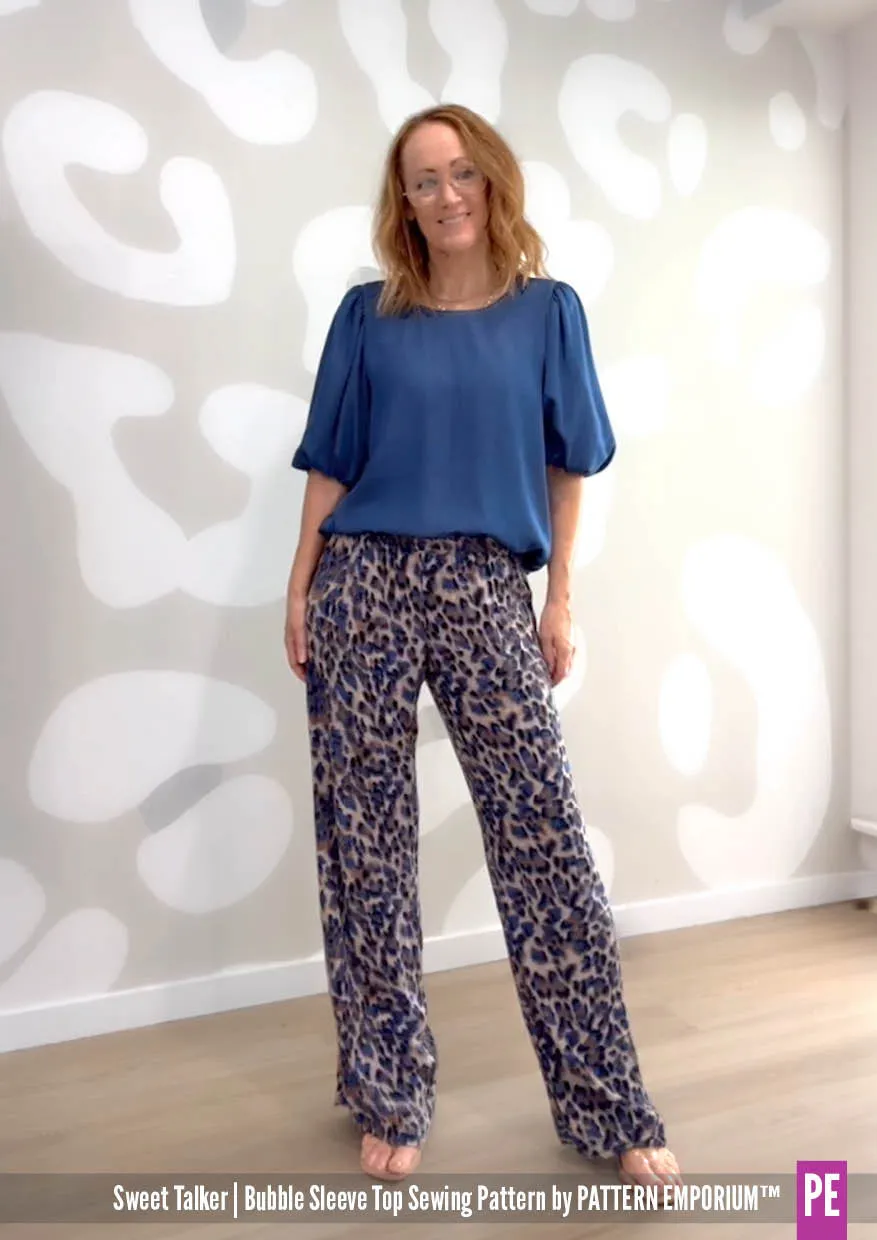 Sweet Talker | Bubble Sleeve Top Sewing Pattern