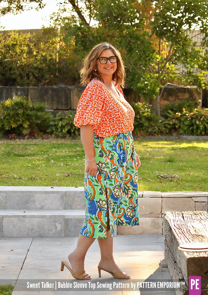 Sweet Talker | Bubble Sleeve Top Sewing Pattern