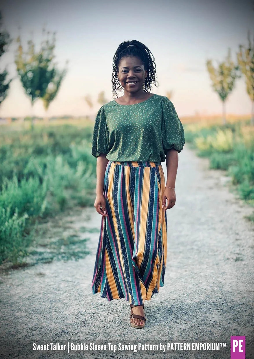 Sweet Talker | Bubble Sleeve Top Sewing Pattern