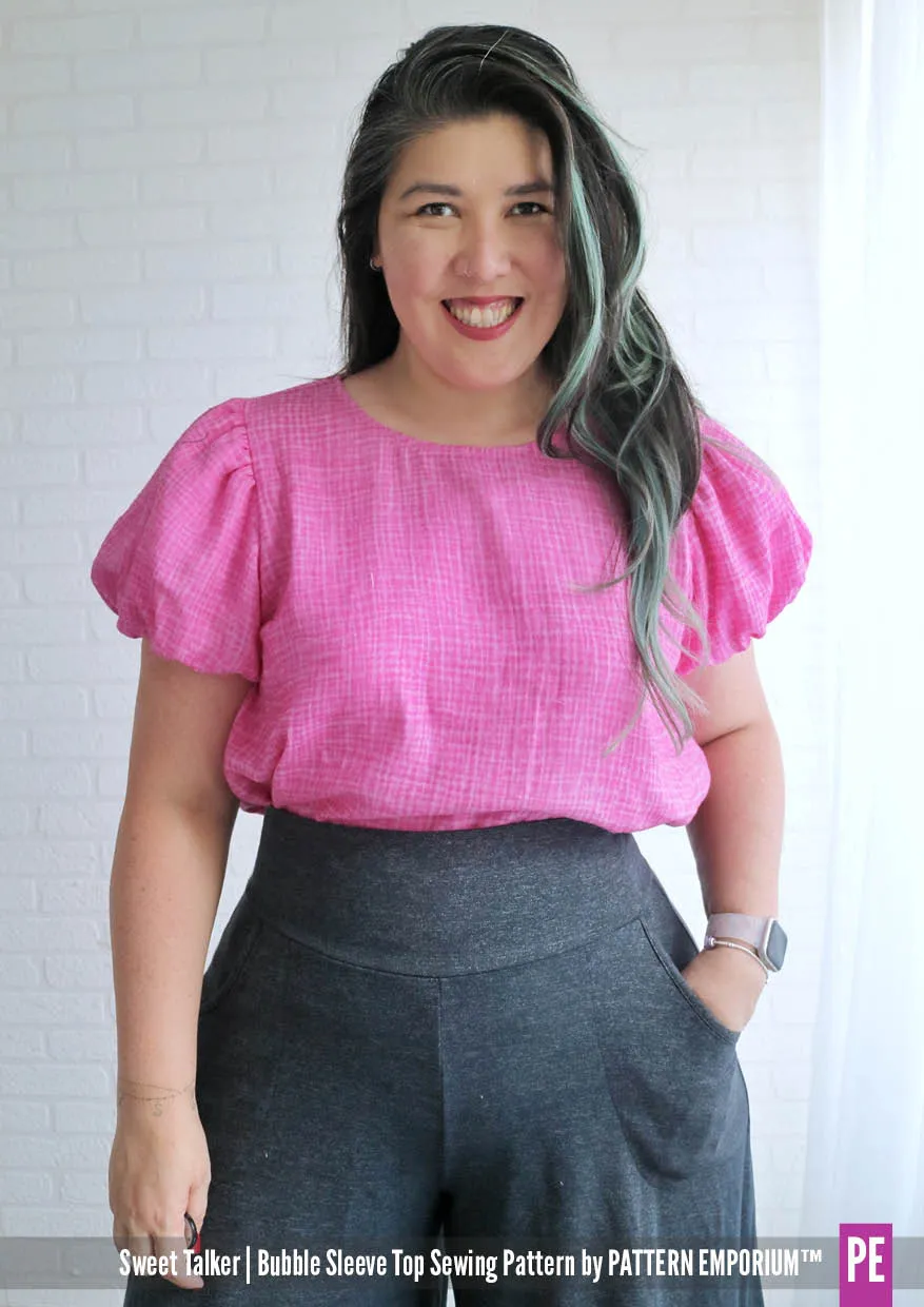Sweet Talker | Bubble Sleeve Top Sewing Pattern