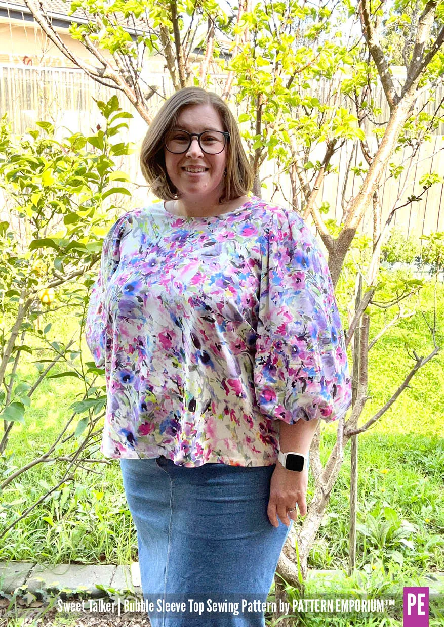Sweet Talker | Bubble Sleeve Top Sewing Pattern