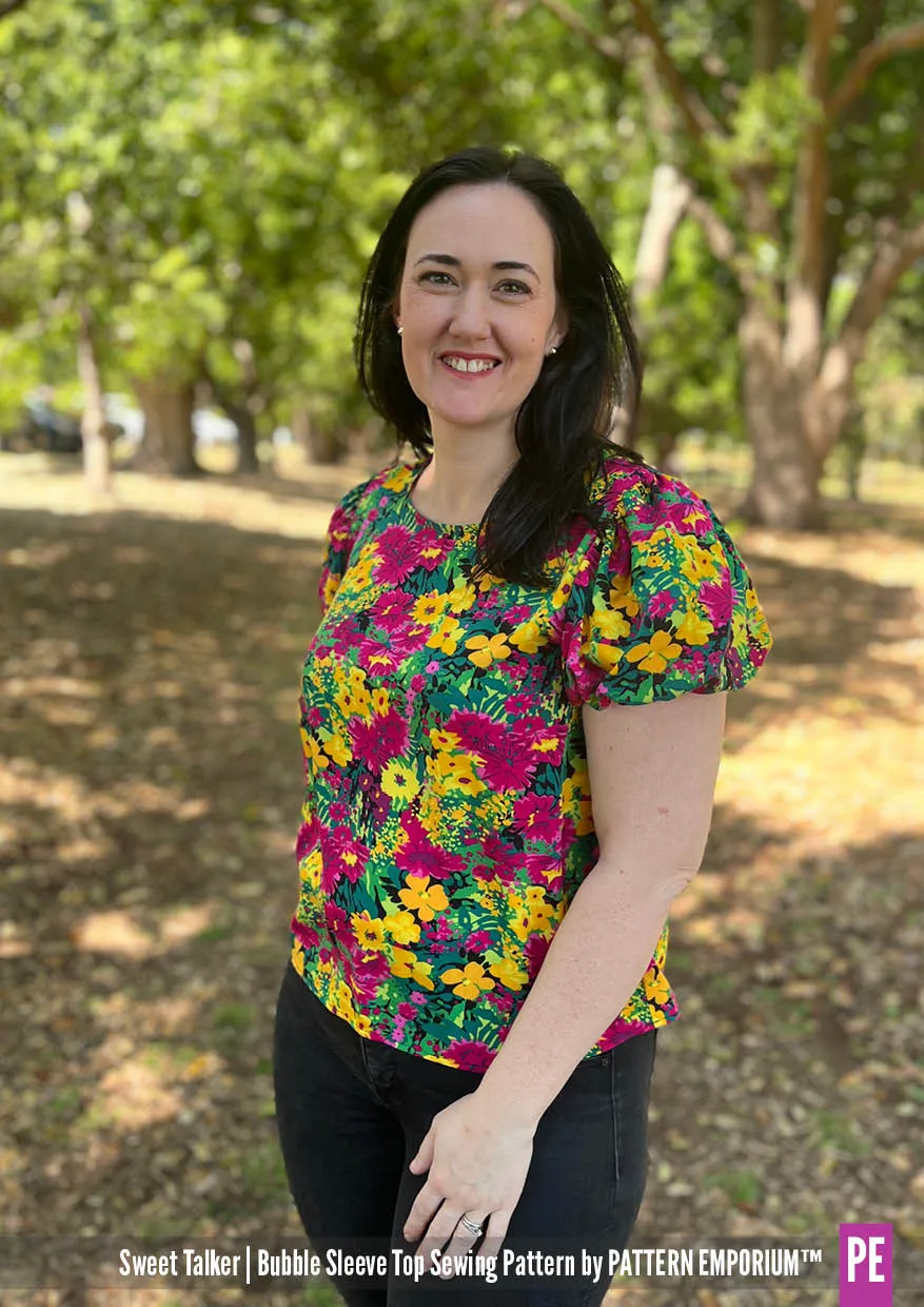 Sweet Talker | Bubble Sleeve Top Sewing Pattern