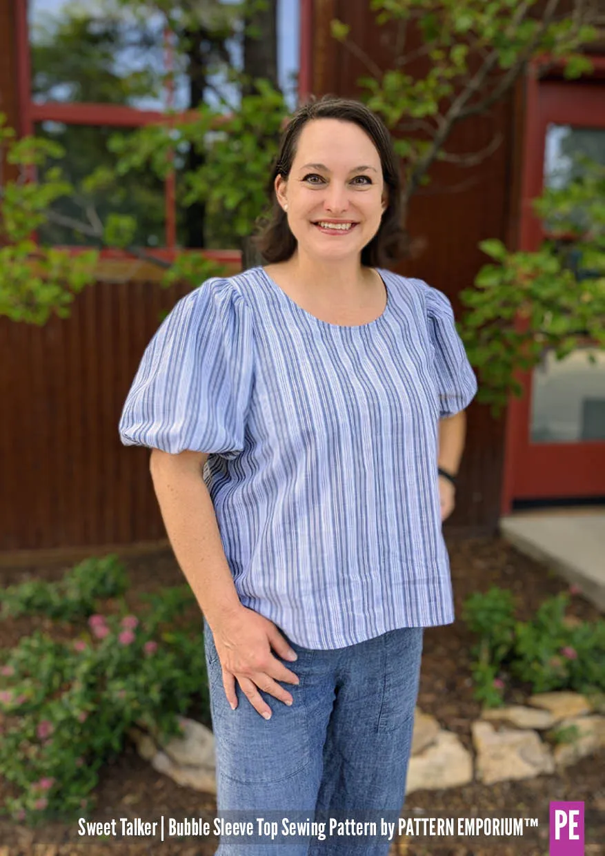 Sweet Talker | Bubble Sleeve Top Sewing Pattern