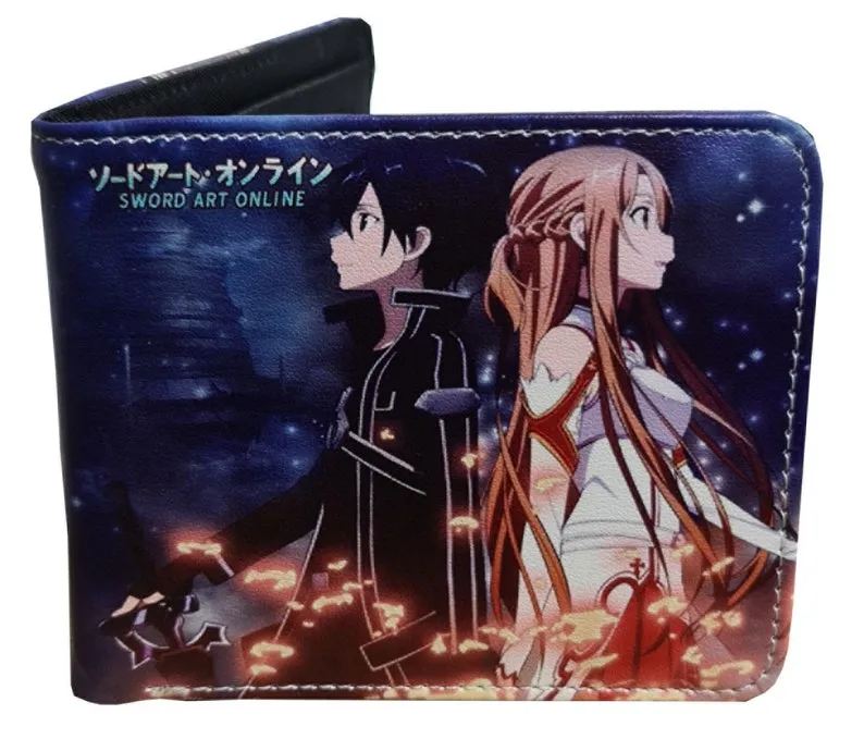 Sword Art online Anime Wallet - Kirito and Asuna - Unisex - Premium PVC Leather