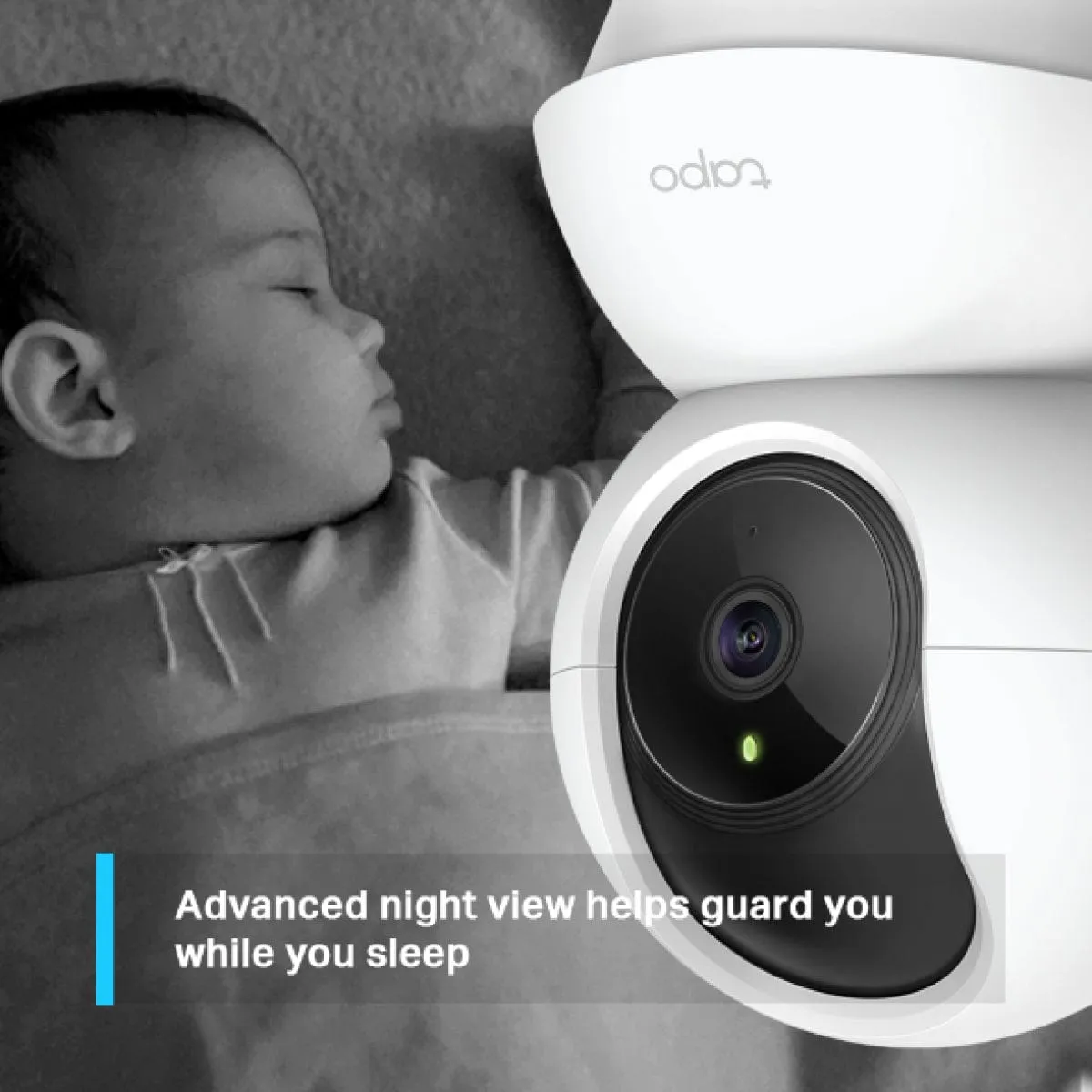 TAPO C200 Pan/Tilt Home Security Wifi Camera, 1080P, Two-Way Audio