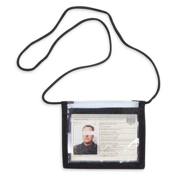 Tasmanian Tiger ID Holder Black