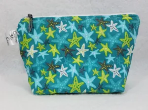 Teal Stars - Notions Bag