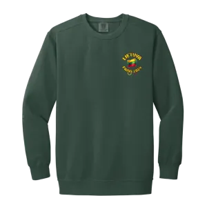 Team Lietuva 2024 Olympics -Men/Women Unisex Soft- Washed Crewneck Sweatshirt