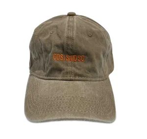TEEN CAP WASHED SAND