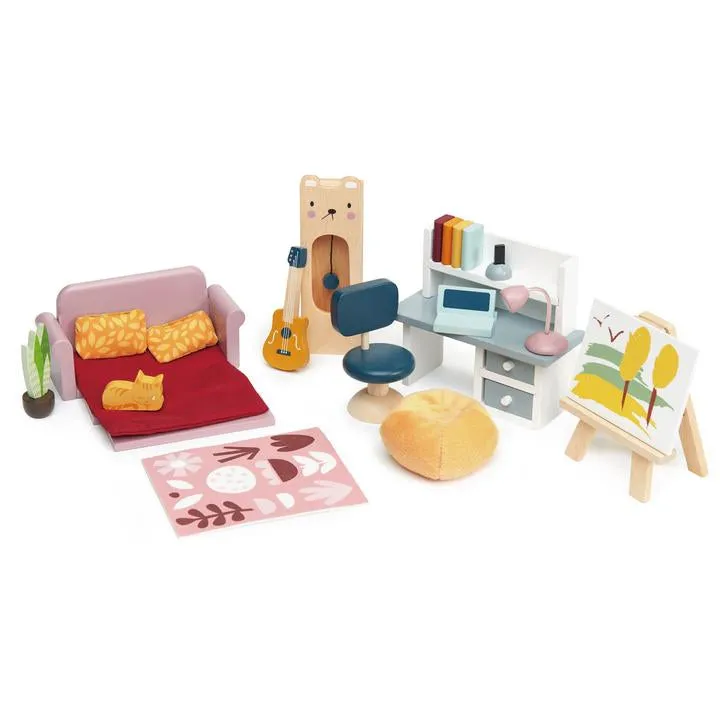 Tender Leaf Toys Dovetail Doll House Study Furniture