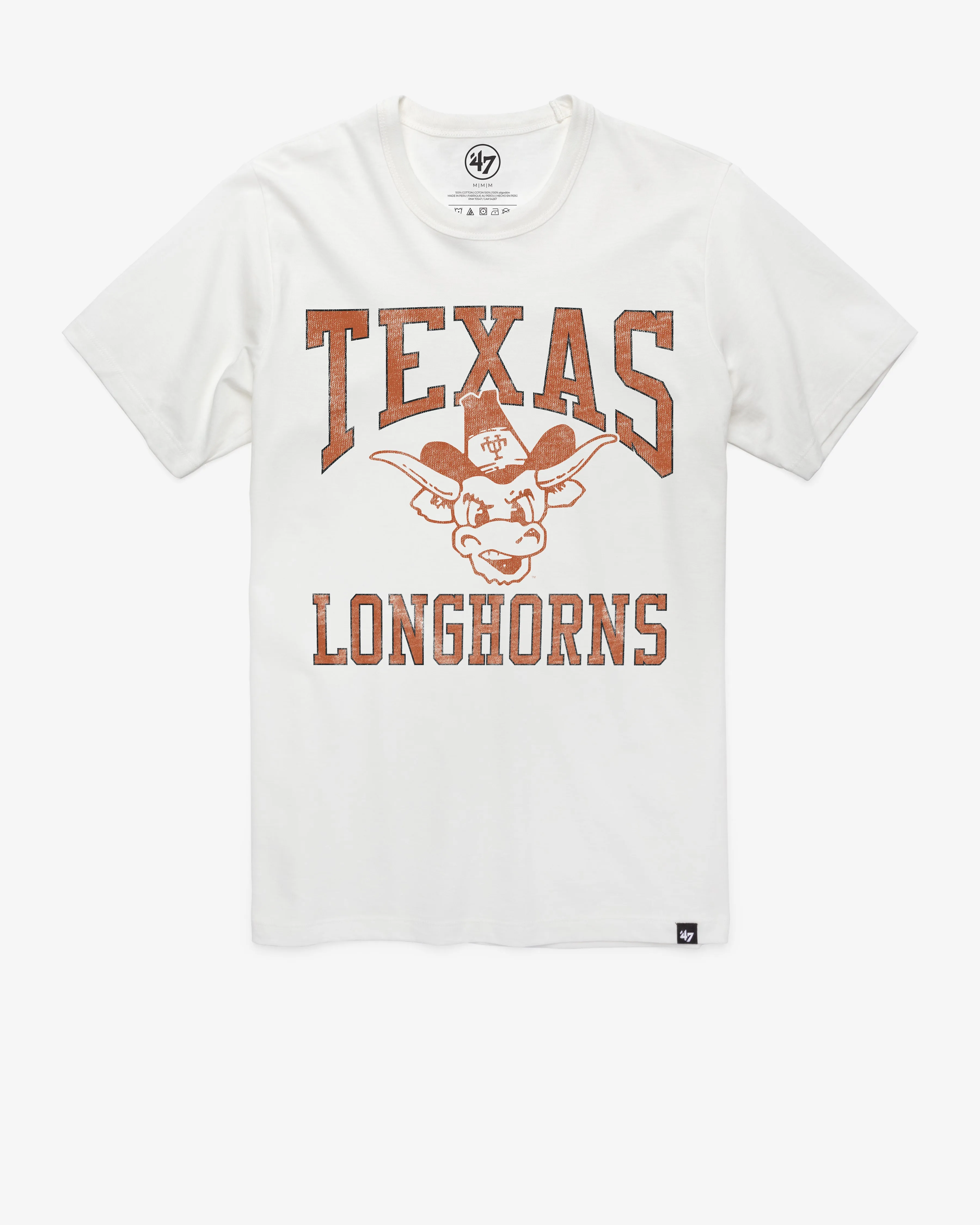 TEXAS LONGHORNS VINTAGE BIG UPS '47 FRANKLIN TEE