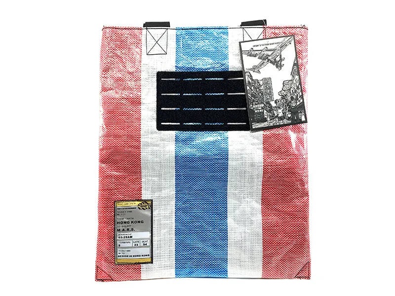 TGI Friday's Classic Hong Kong Style Red-White-Blue Bag