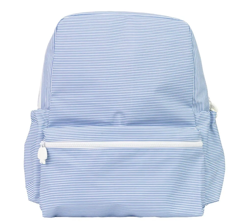 The Backpack Navy Mini Stripe - Small - Apple of My Isla