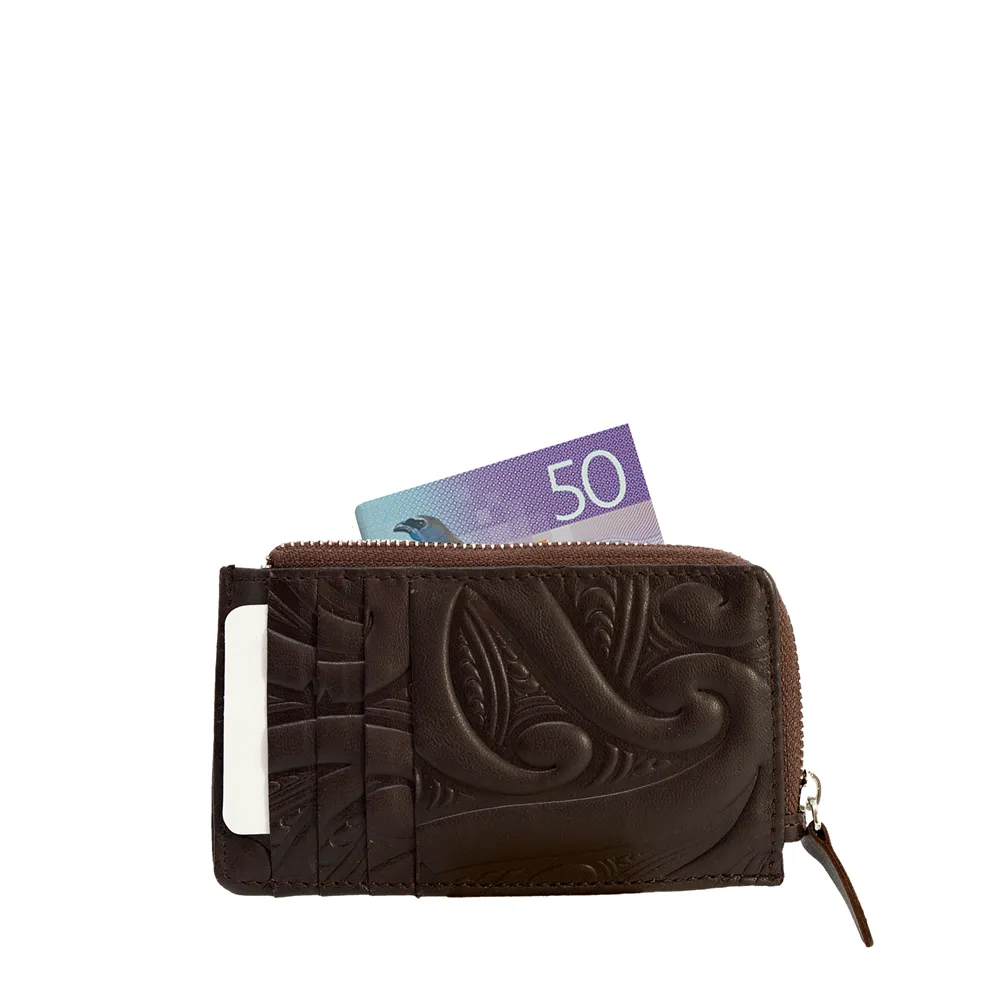 The Downtown Wallet by Miriama Grace-Smith - Brown