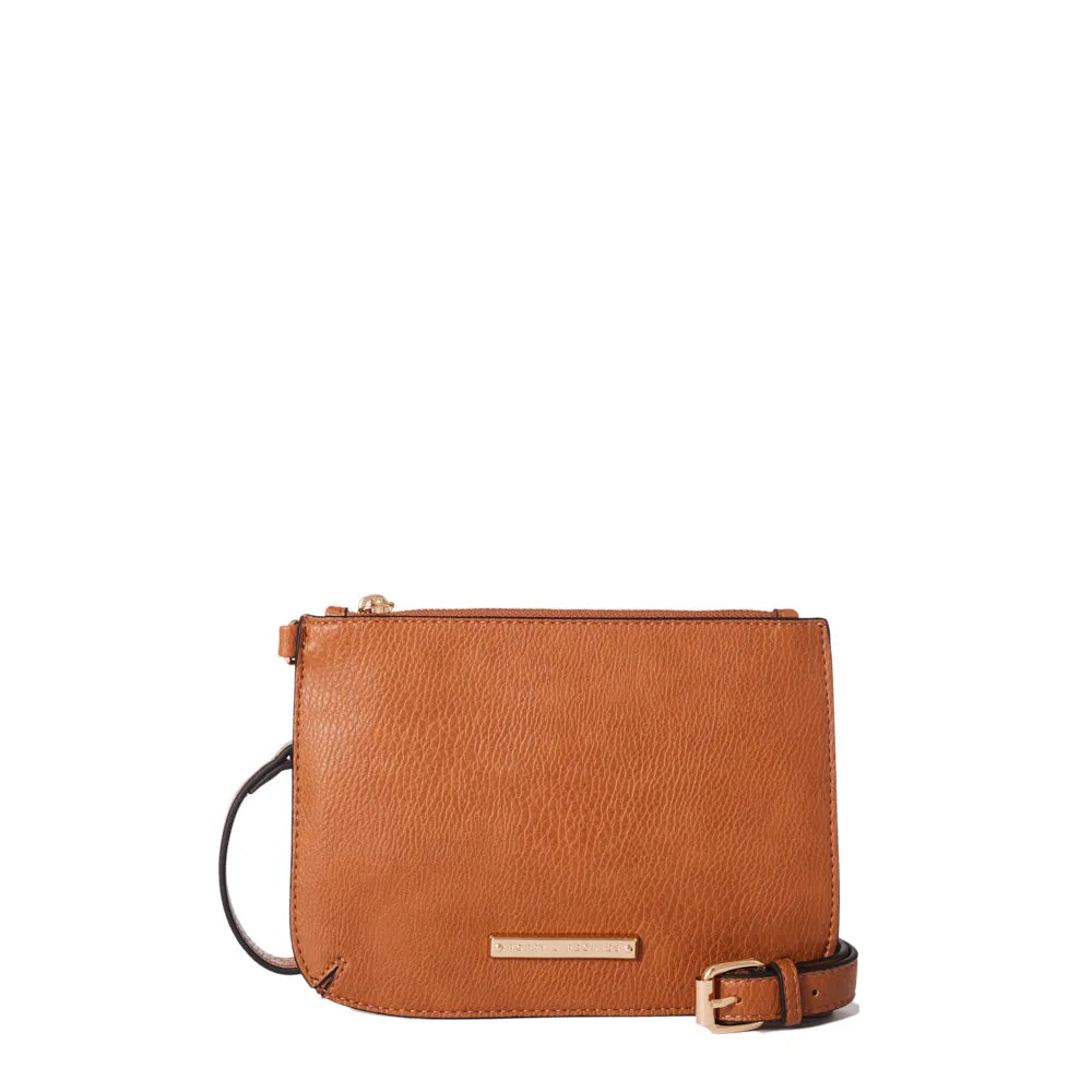 the EVERYDAY CROSSBODY cognac