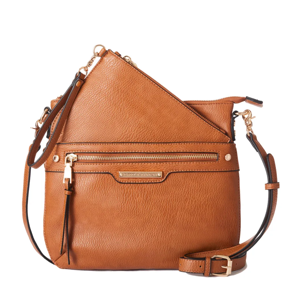 the EVERYDAY CROSSBODY cognac