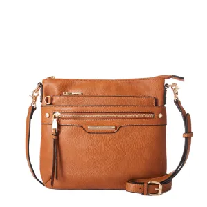 the EVERYDAY CROSSBODY cognac