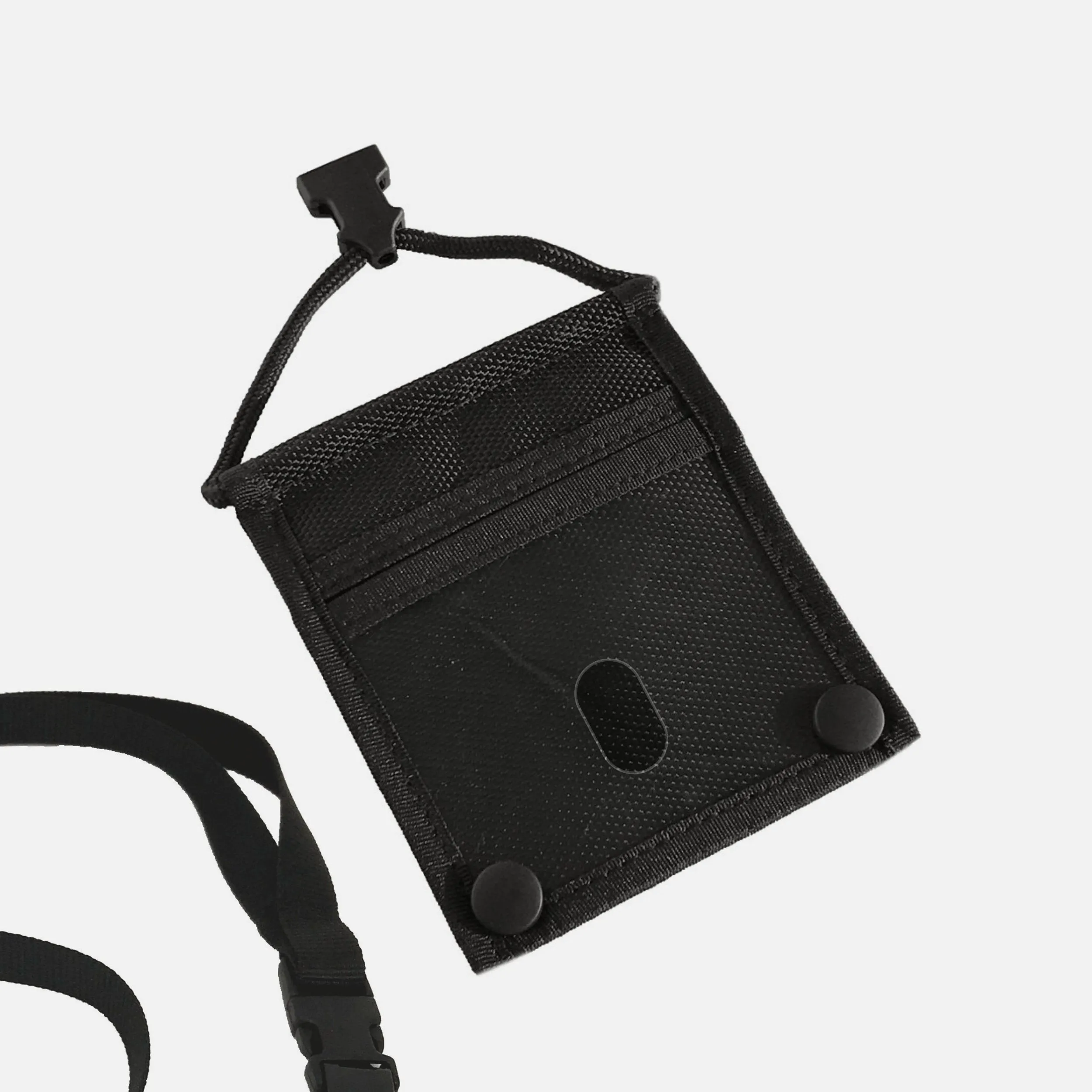 The Horizontal | ID   Badge   Credential Holder with Breakaway Lanyard
