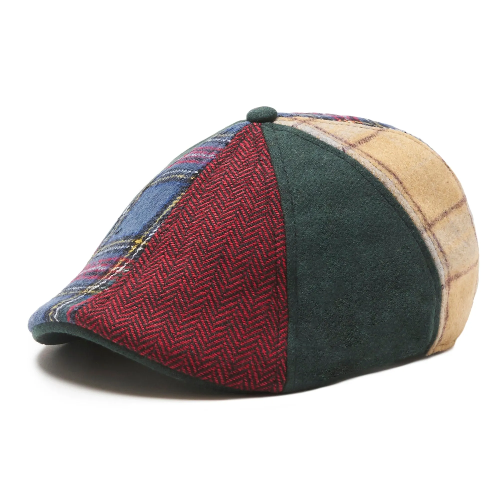 The Nutcracker Boston Scally Cap - Holly & Pine Plaid