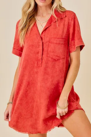 The Perfect Game Day Dress in Red