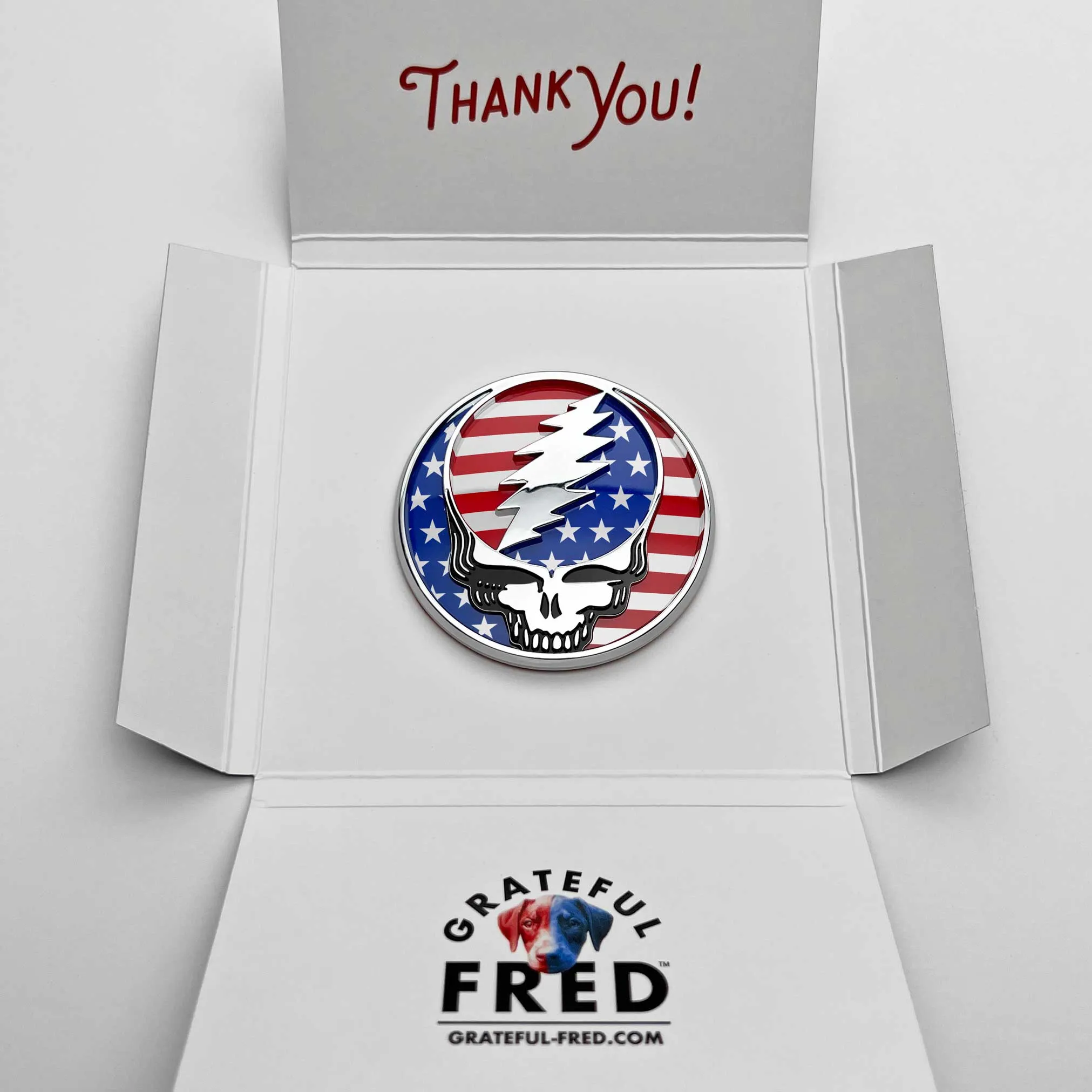The Stars   Stripes Stealie Badge