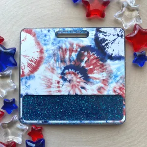 Tie Dye 4th Of July - Badge Buddy