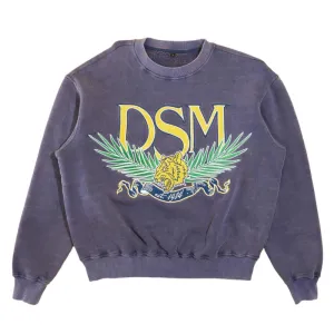 Tiger Crewneck - Washed Purple