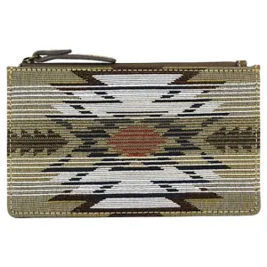 Tony Lama Neutral Aztec Jacquard Wallet with Wristlet