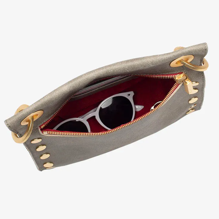 Tony Medium (Pewter Red Zip)