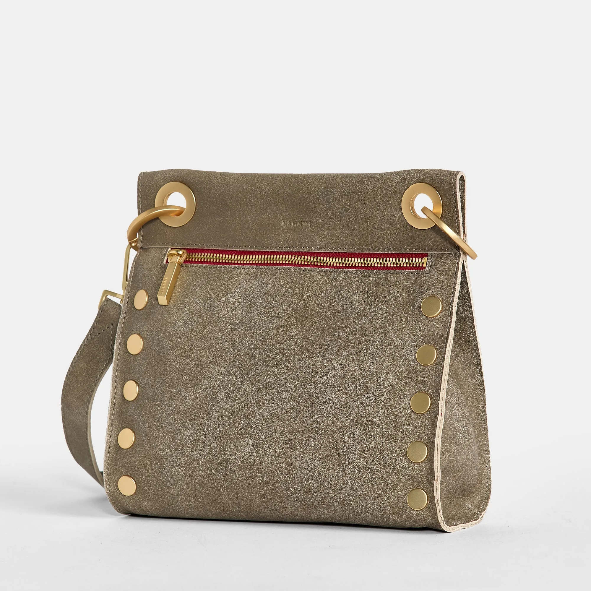 Tony | Pewter/Brushed Gold Red Zip | Med