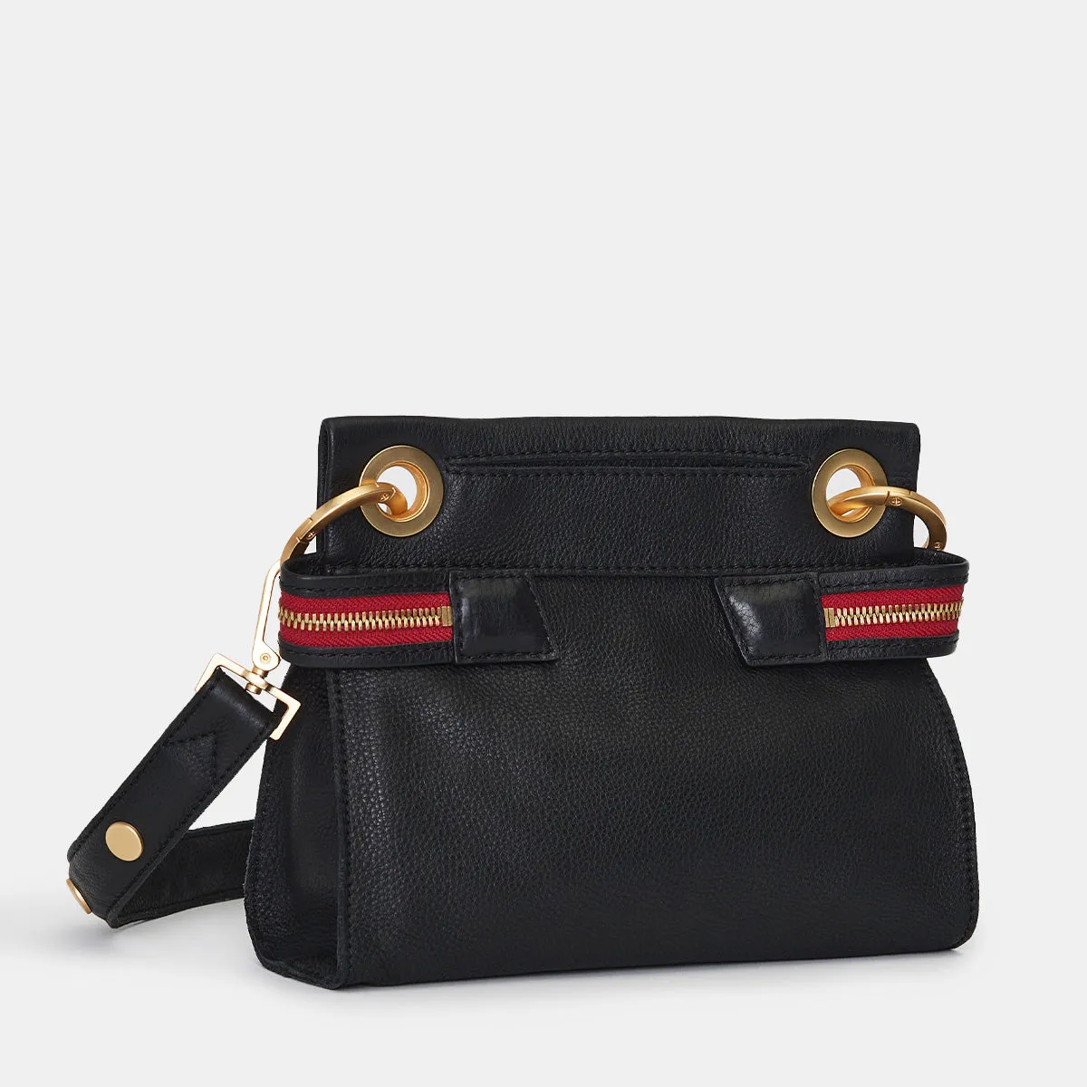 Tony Signature | Black/Brushed Gold Red Zip | Sml