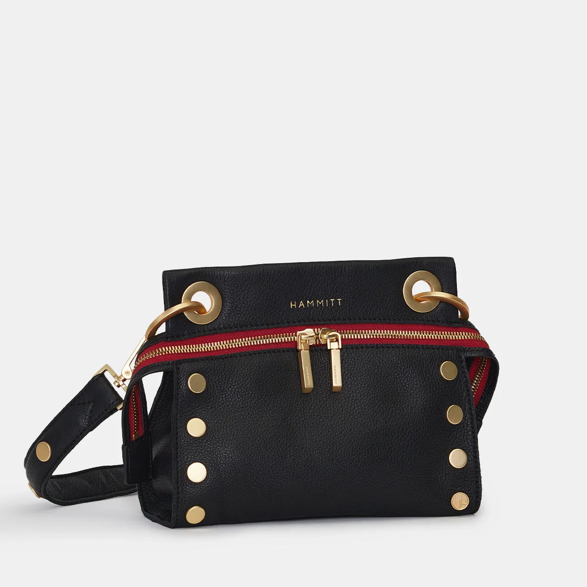 Tony Signature | Black/Brushed Gold Red Zip | Sml