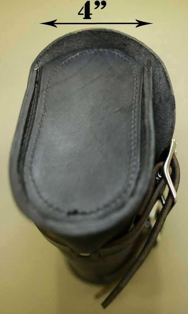 Tool Bag Saddle BrownDis Leather Chopper Bobber Harley Sportster Nightster Dyna