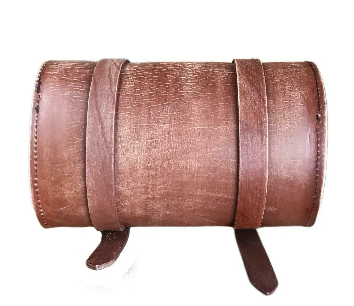 Tool Bag Saddle BrownDis Leather Chopper Bobber Harley Sportster Nightster Dyna