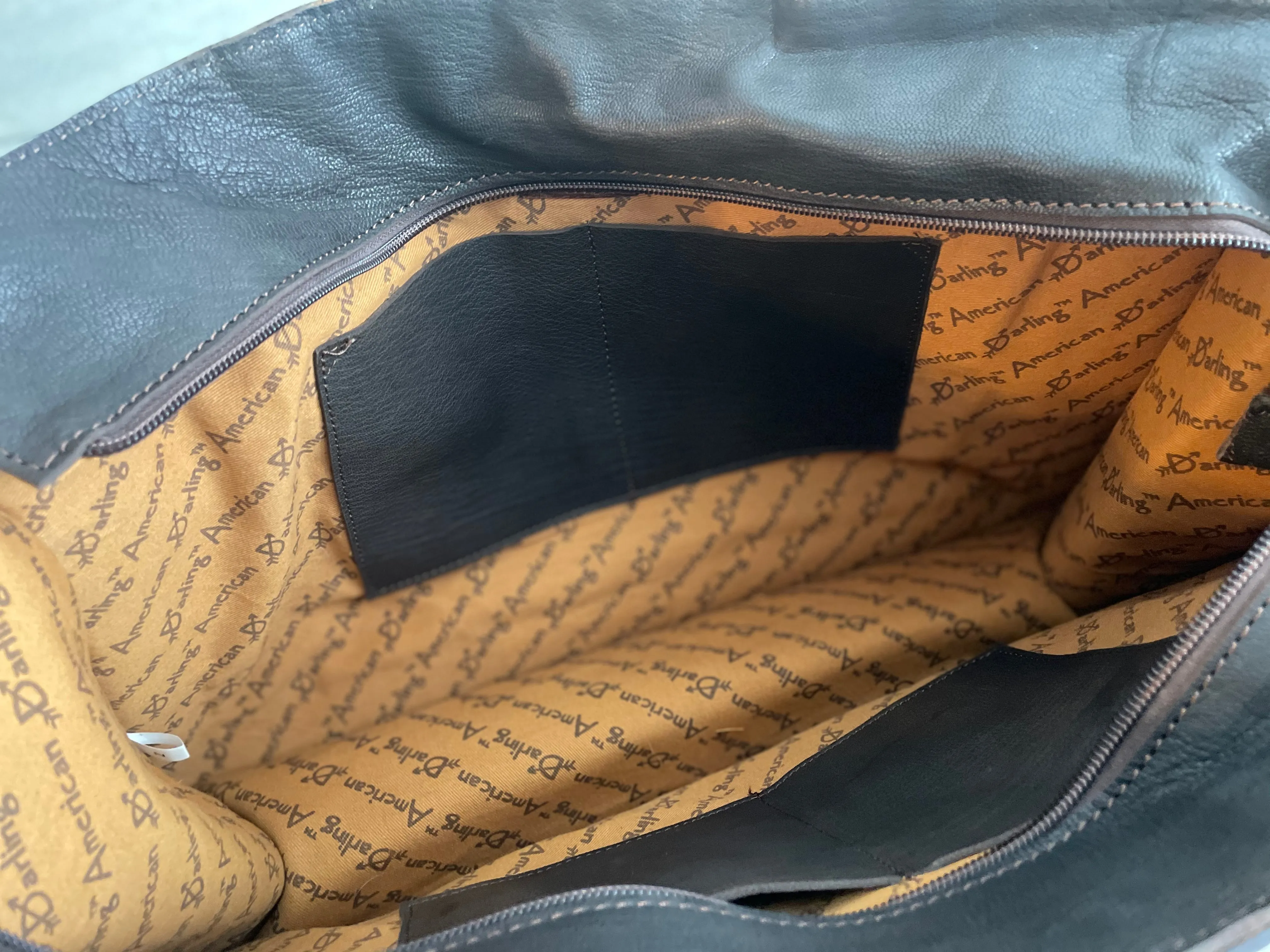 Tooled Hide Swatch Large Bag