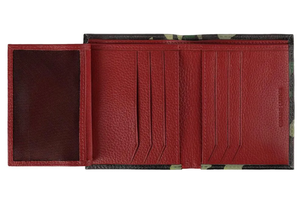 Tri-Fold Wallet Camo Green