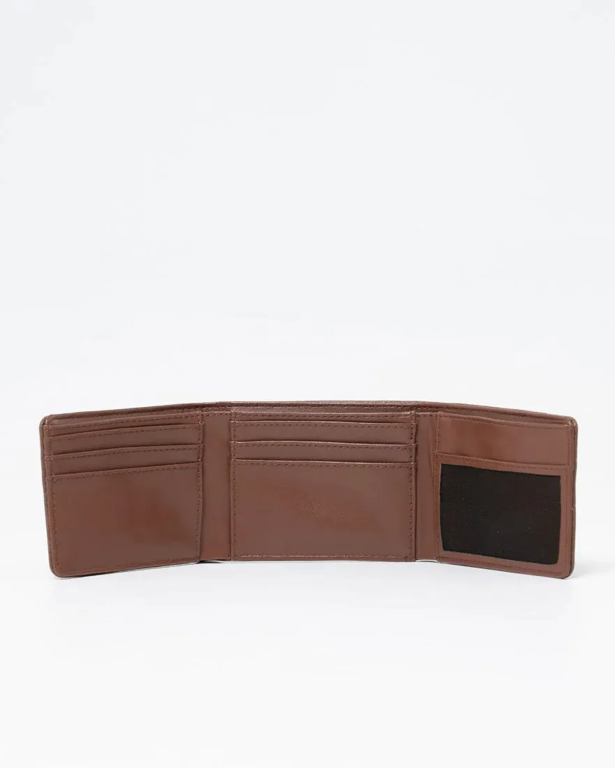 Trio Wallet - Dark Tan