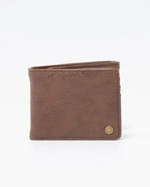 Trio Wallet - Dark Tan
