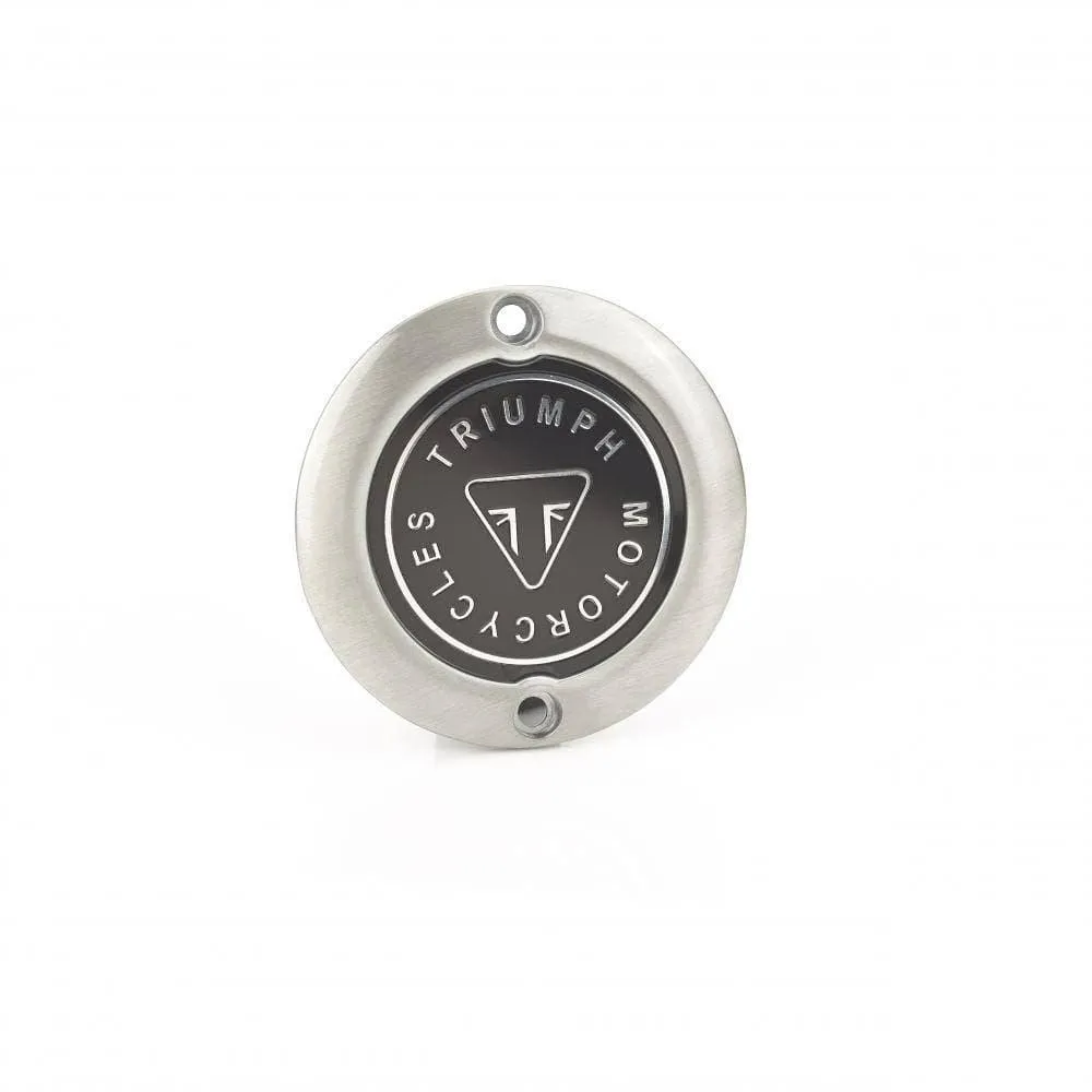 Triumph Brushed Clutch Badge