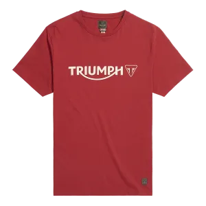 Triumph Cartmel T-Shirt - Red & Bone