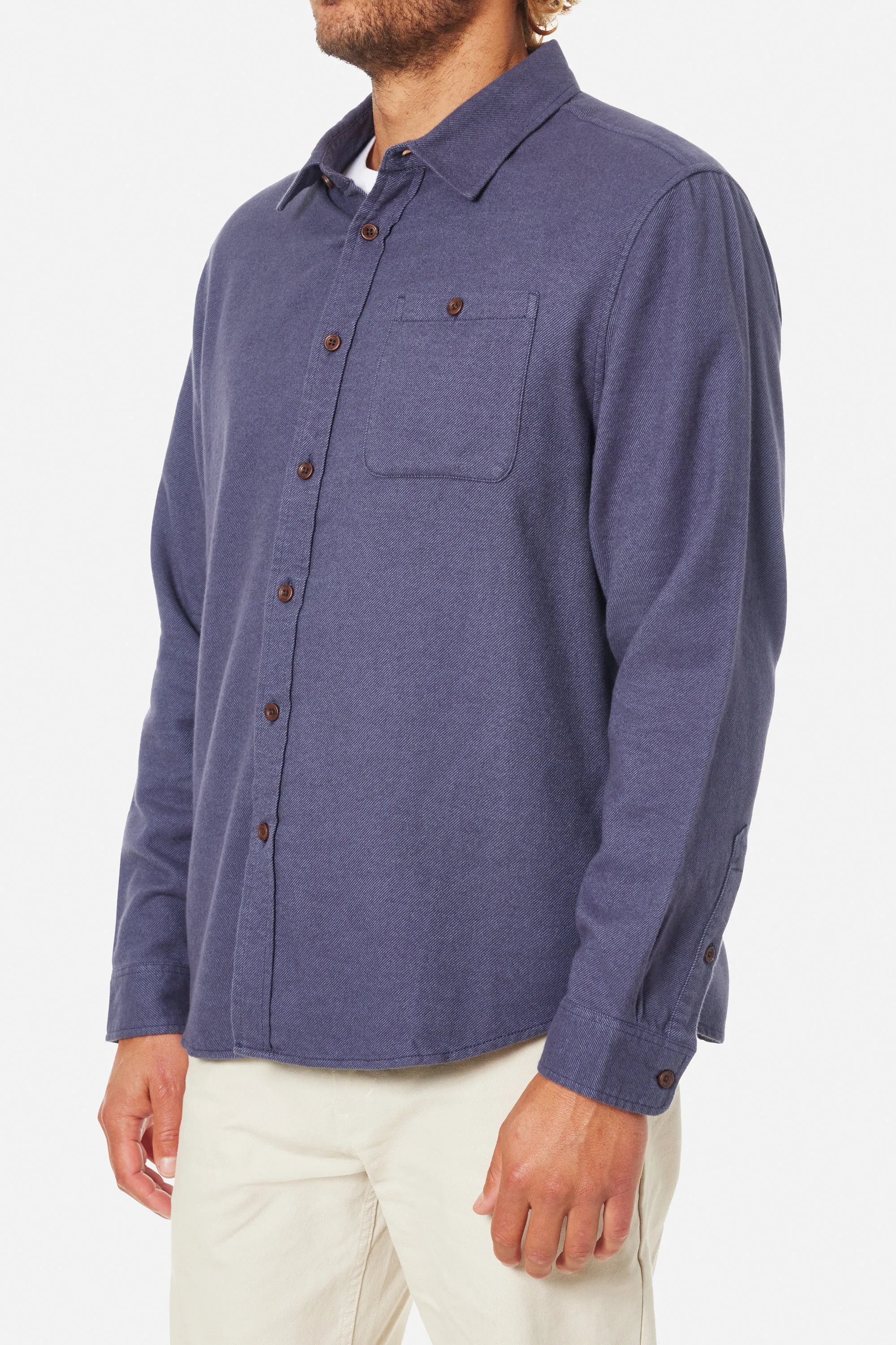 Twiller Flannel - Washed Blue